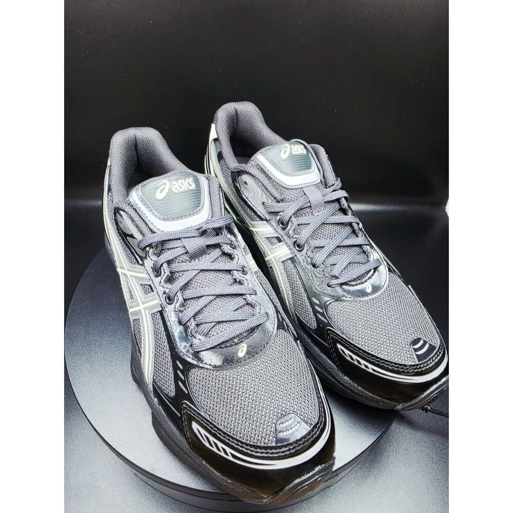 ASICS GEL-KINETIC FLUENT Low Top Lace-Up Sneaker Graphite/Yellow 8 MEN/9.5 WOMEN